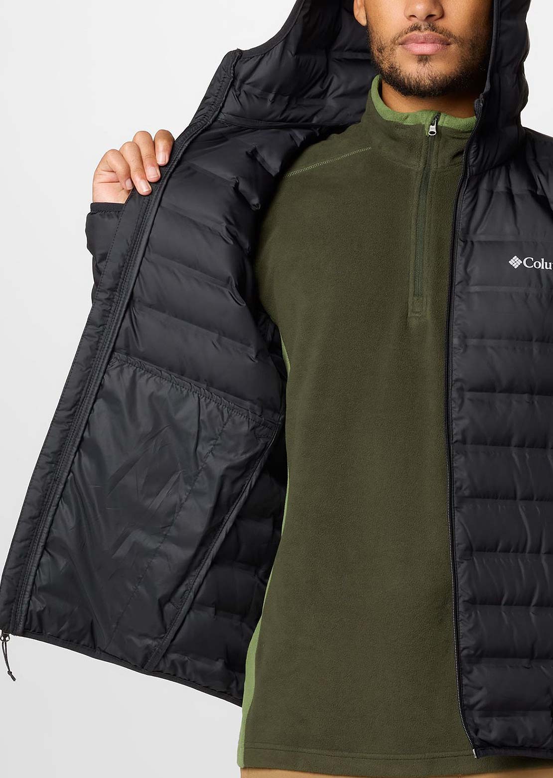 Columbia Men's Lake 22 II Down Hooded Jacket Black
