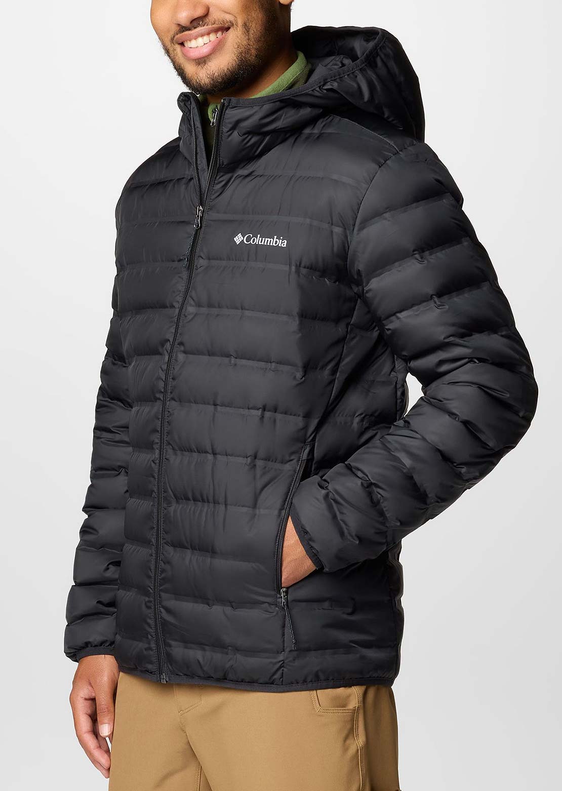 Columbia Men's Lake 22 II Down Hooded Jacket Black