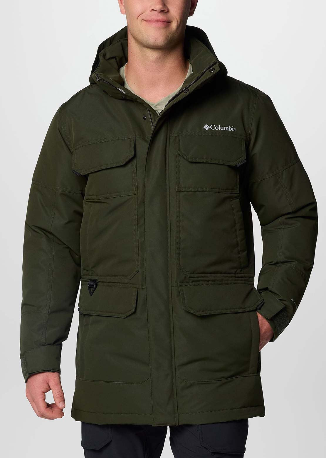 Columbia Men&#39;s Landroamer II Down Parka Greenscape