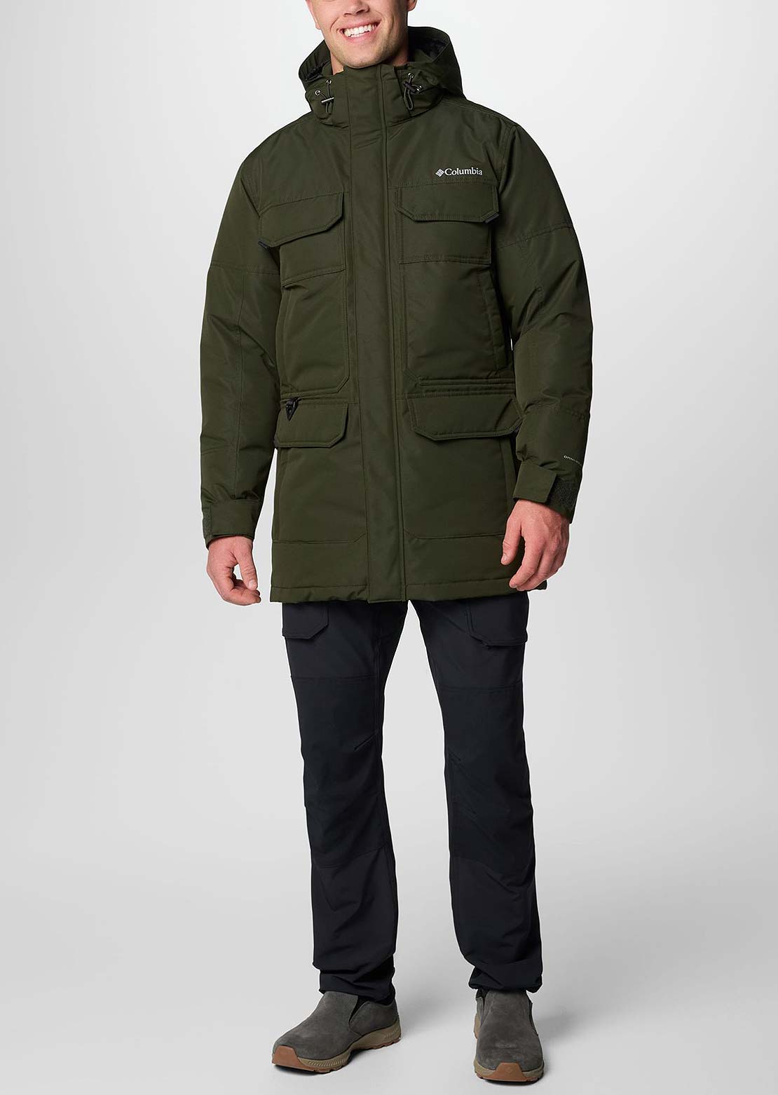 Columbia Men&#39;s Landroamer II Down Parka Greenscape