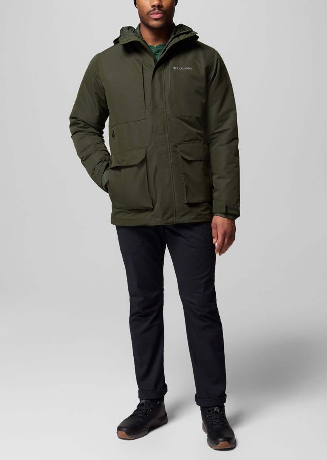 Columbia Men's Landroamer Interchange Shirt Jacket Greenscape