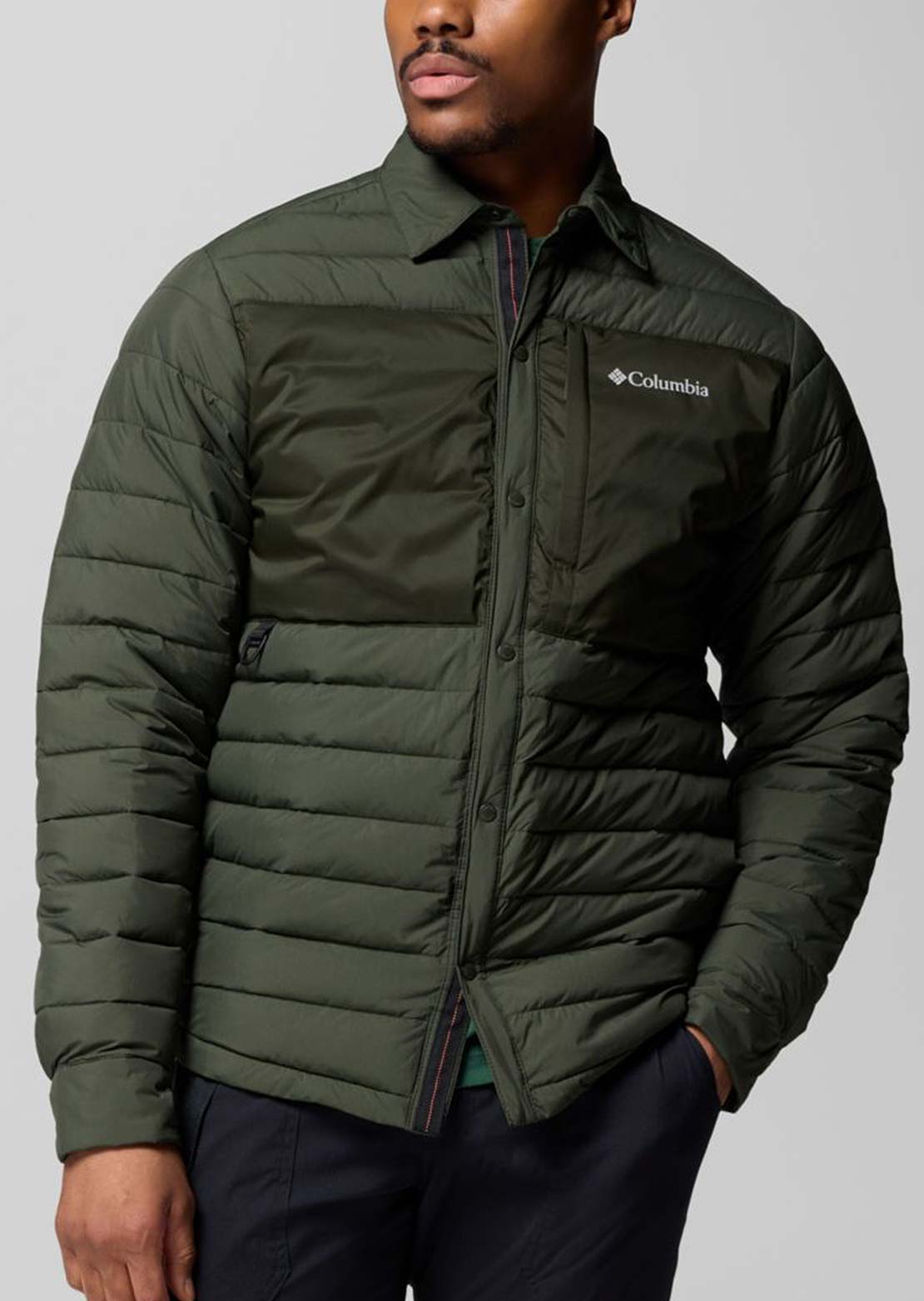 Columbia Men's Landroamer Interchange Shirt Jacket Greenscape