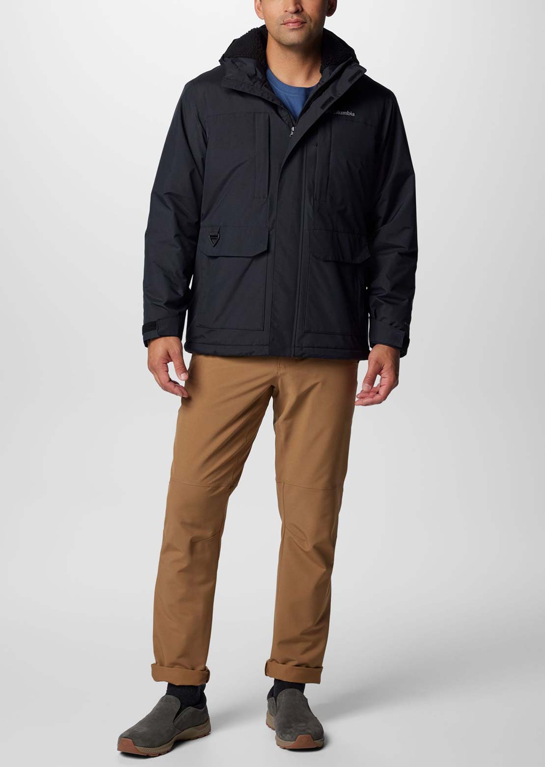 Columbia Men's Landroamer Sherpa Lined Jacket Black