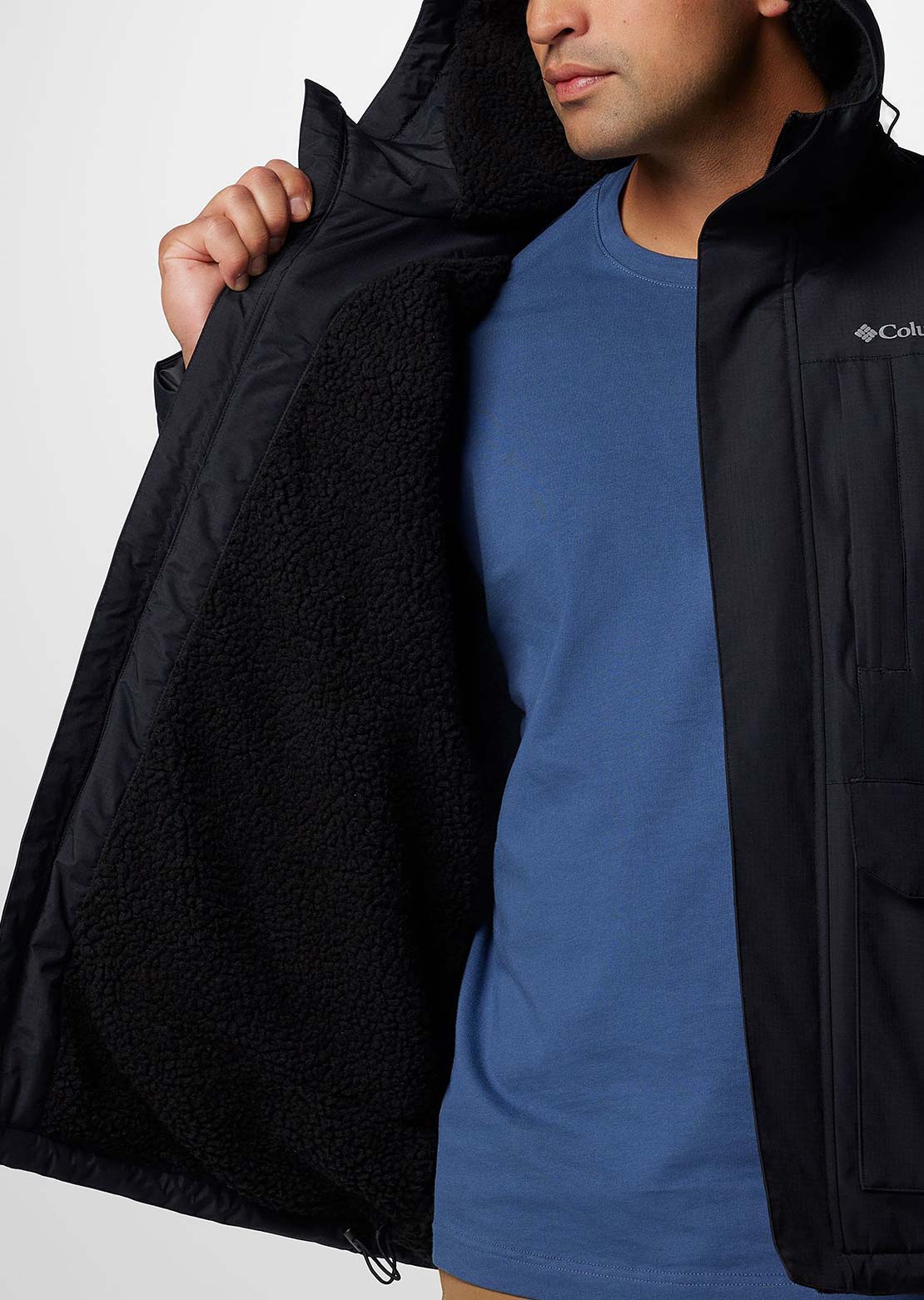 Columbia Men's Landroamer Sherpa Lined Jacket Black