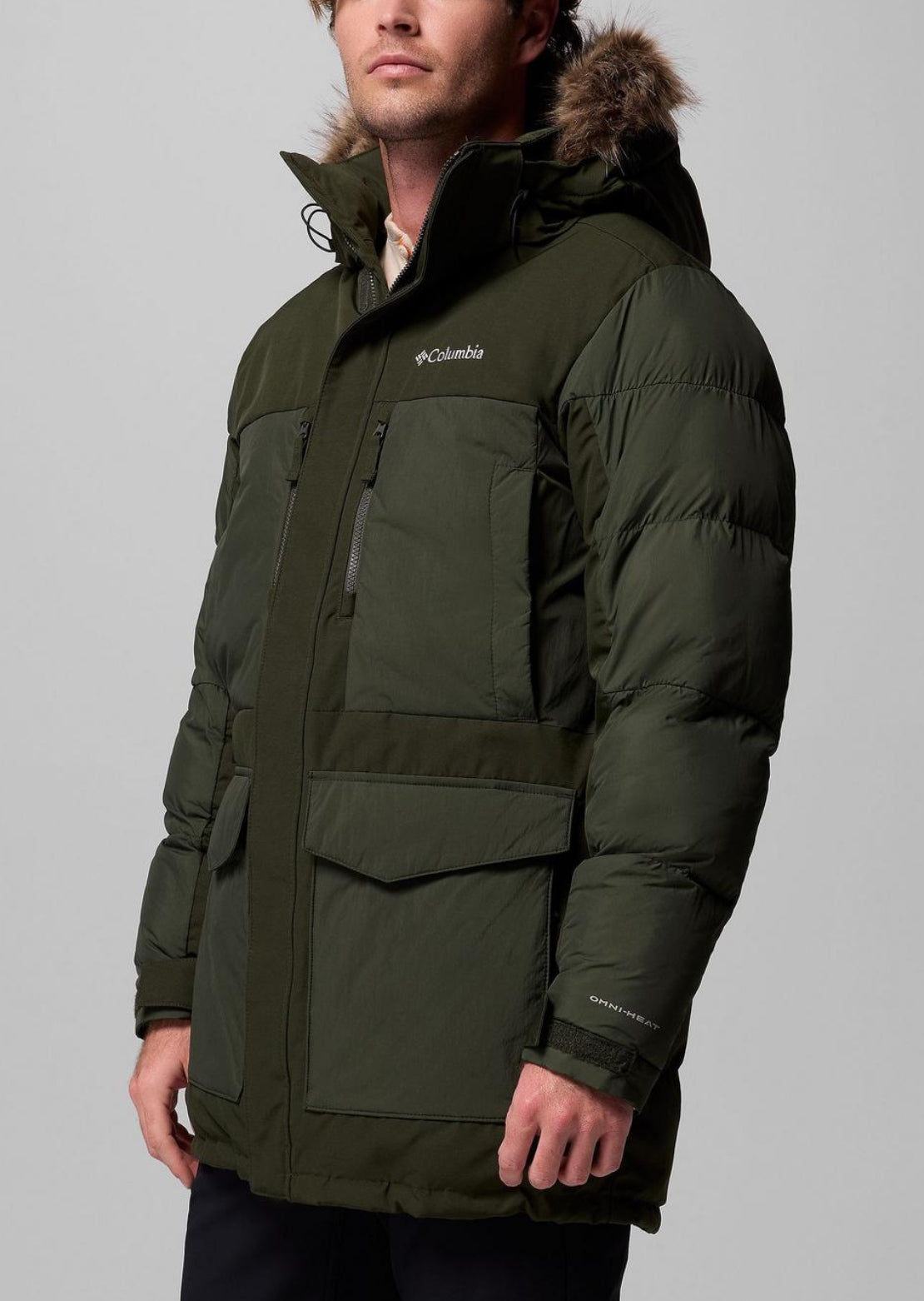 Columbia Men's Marquam Peak Fusion II Parka Jacket Greenscape