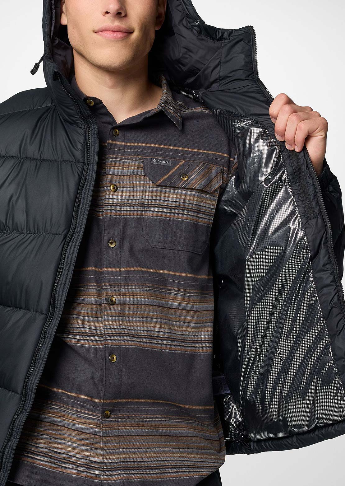 Columbia Men's Pike Lake II Hooded Jacket Black