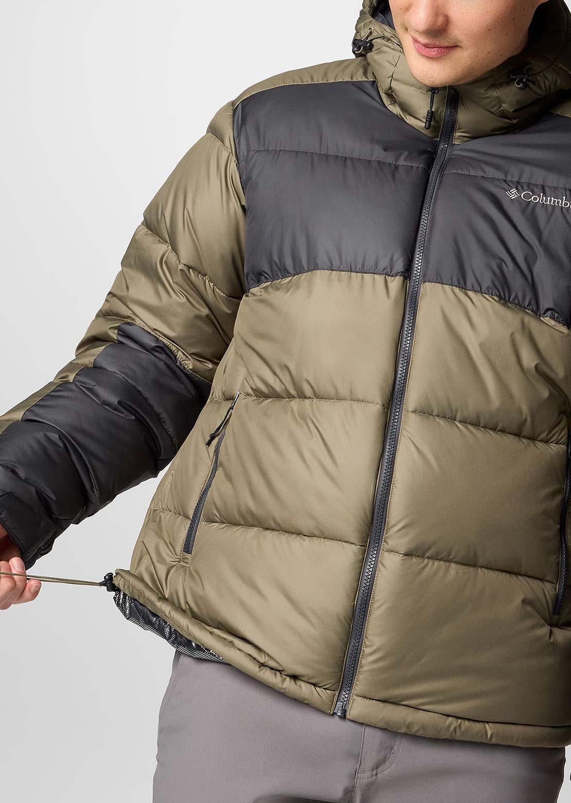 Columbia Men's Pike Lake II Hooded Jacket Stone Green