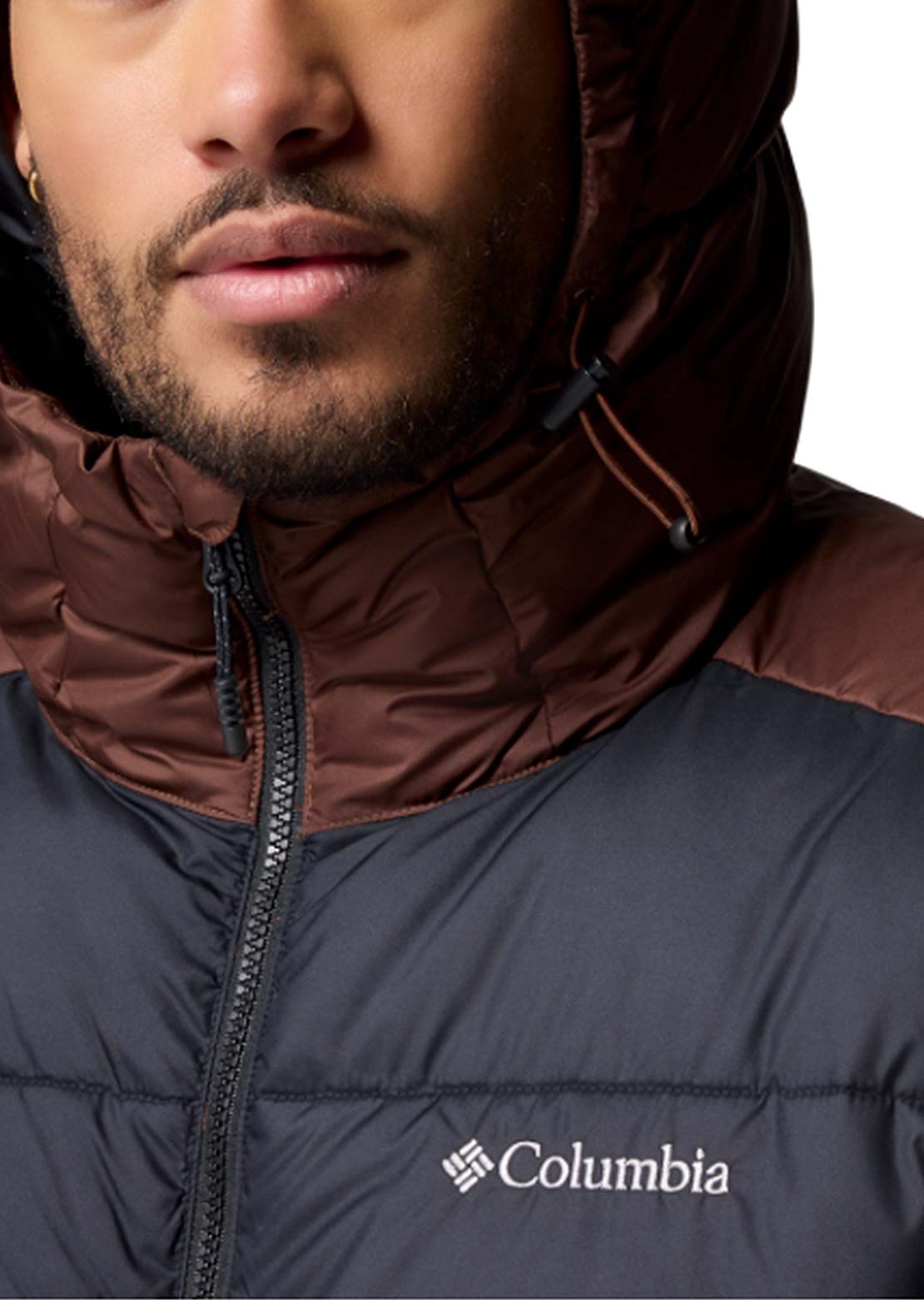 Columbia Men's Pike Lake II Hooded Jacket Tobacco/Black
