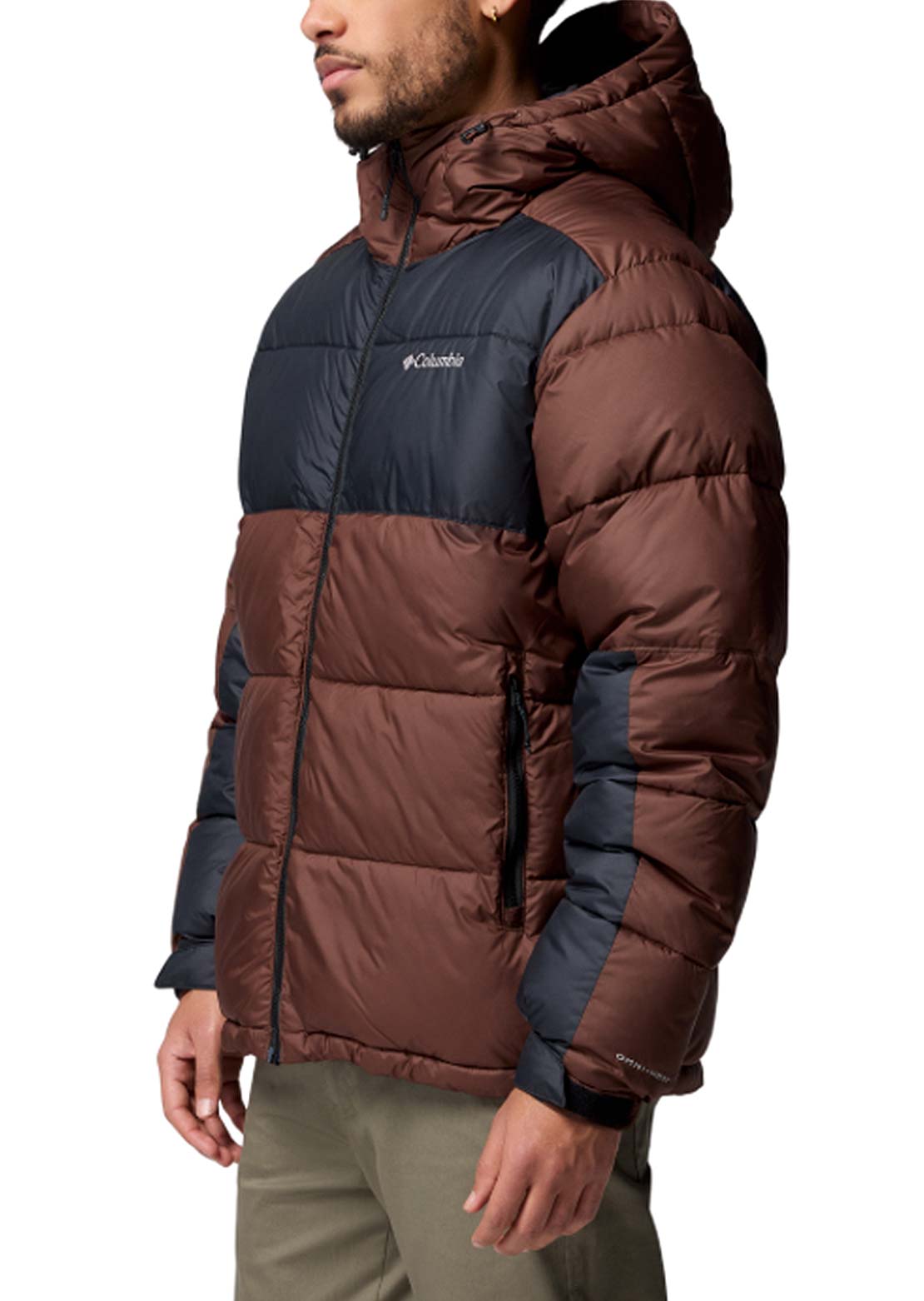 Columbia Men's Pike Lake II Hooded Jacket Tobacco/Black