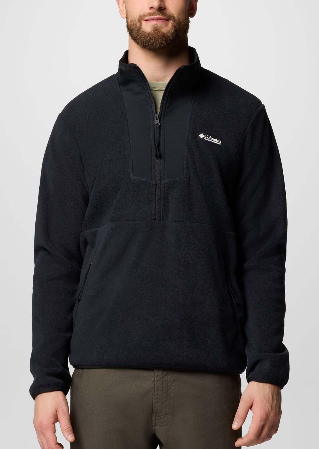 Columbia Men's Sequoia Grove Half Zip Fleece Black