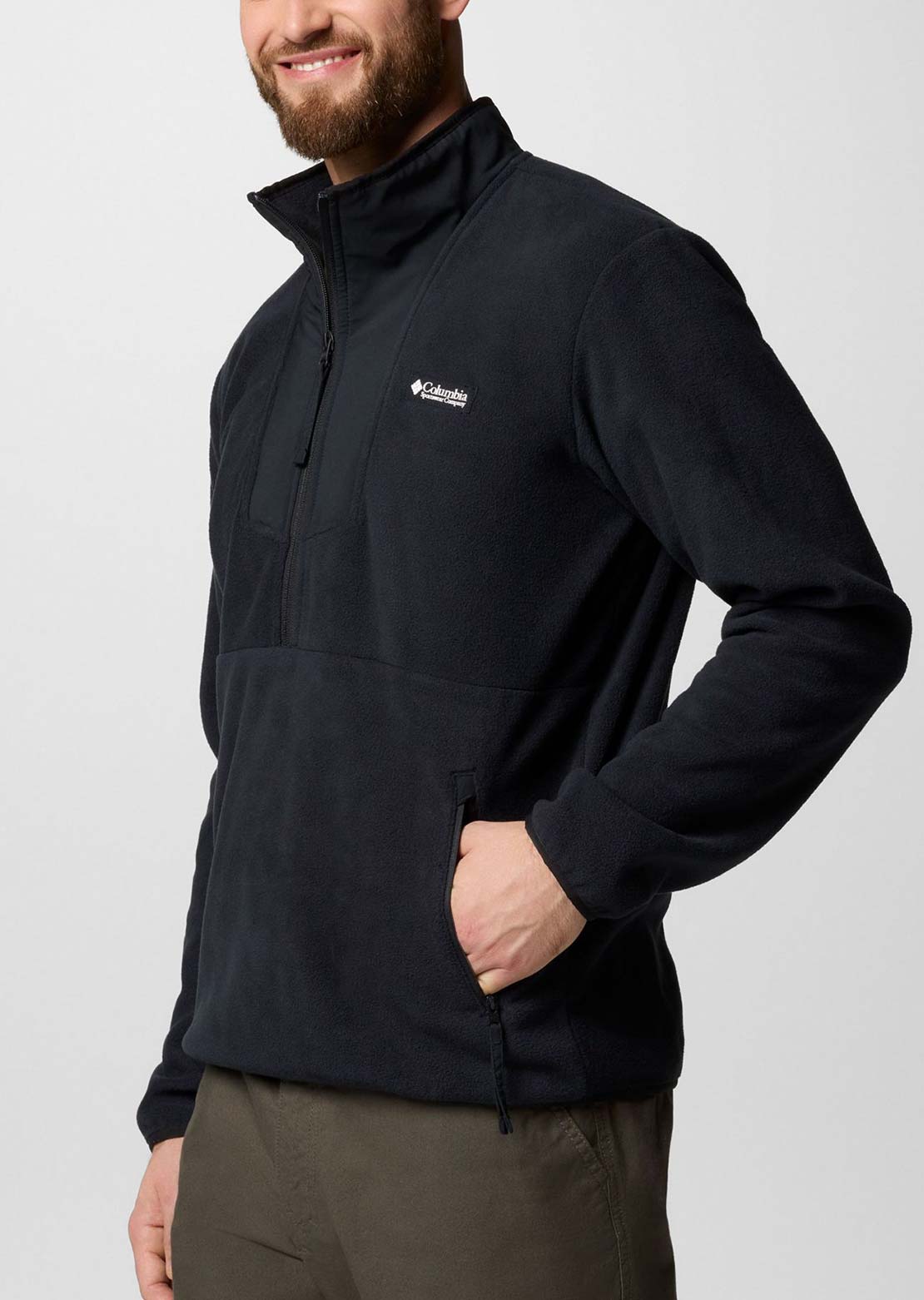 Columbia Men's Sequoia Grove Half Zip Fleece Black