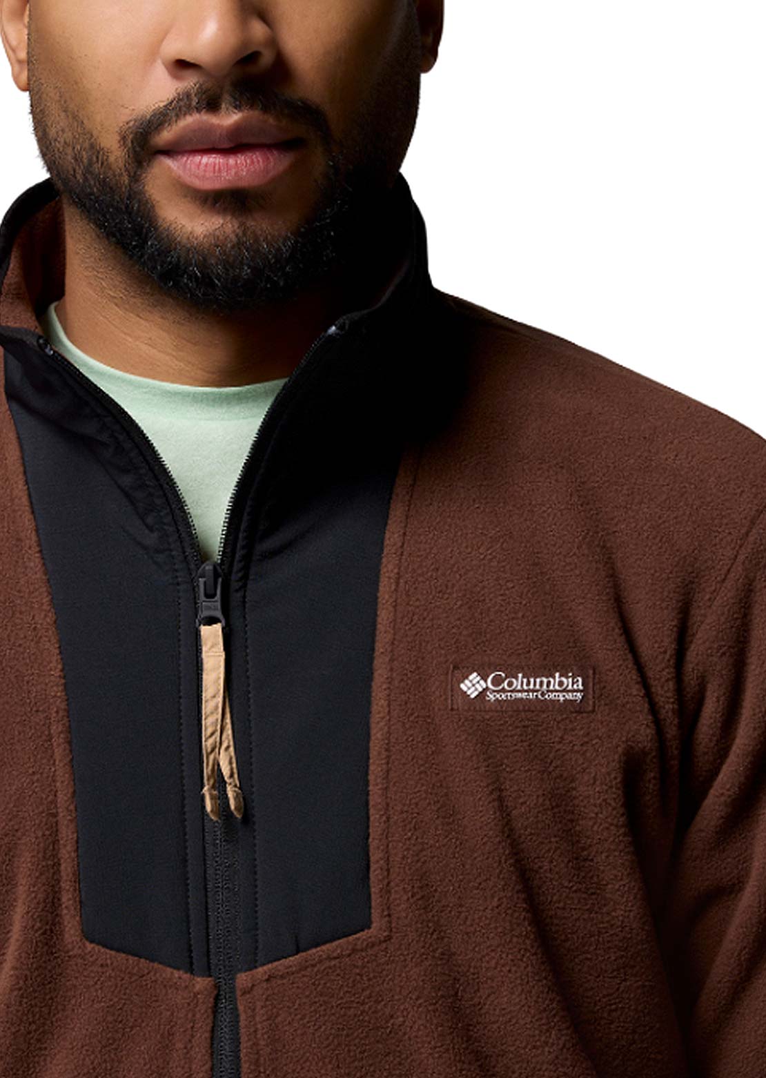 Columbia Men's Sequoia Grove Half Zip Fleece Tobacco/Black