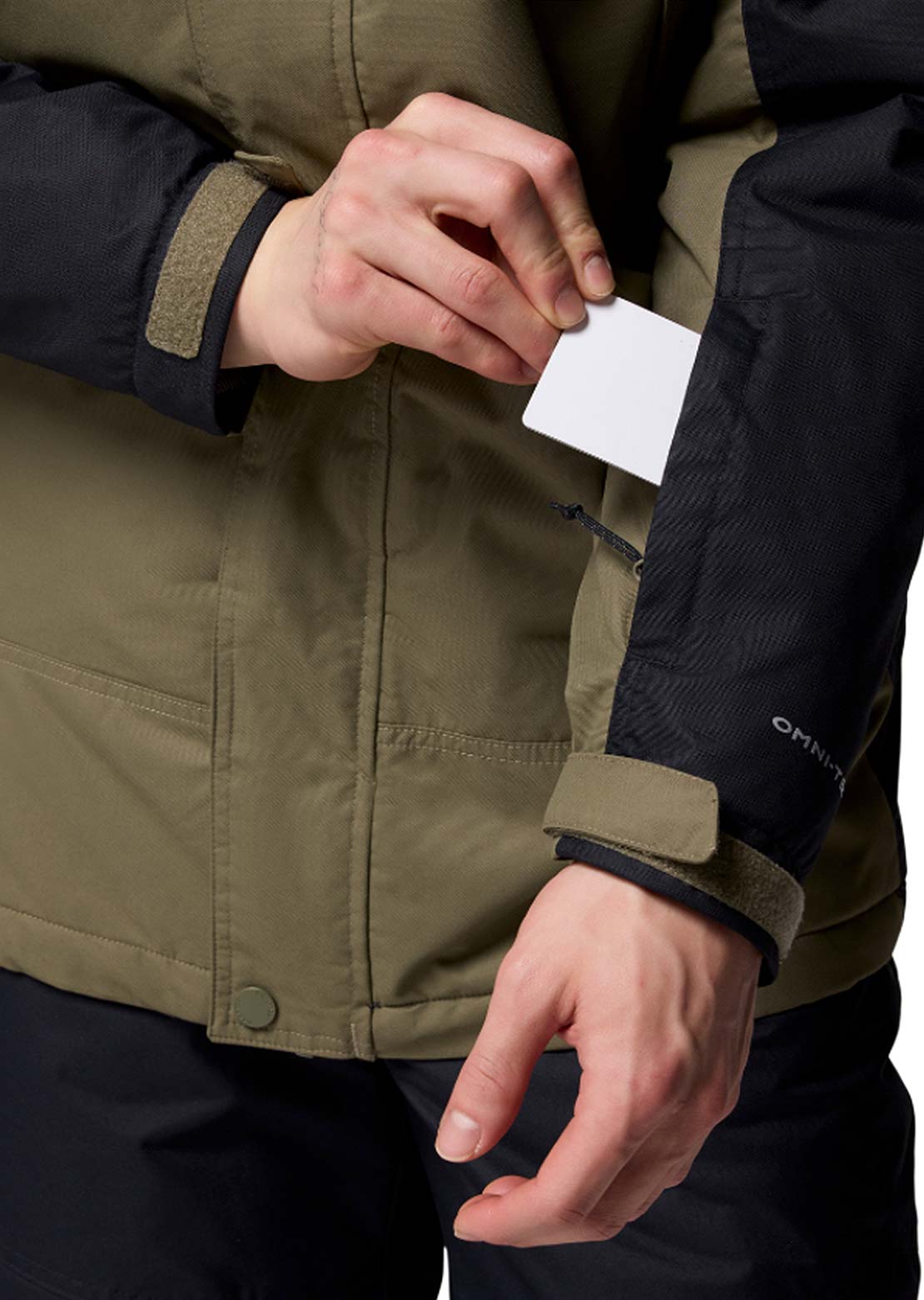 Columbia Men's Shotski Jacket Stone Green/Black