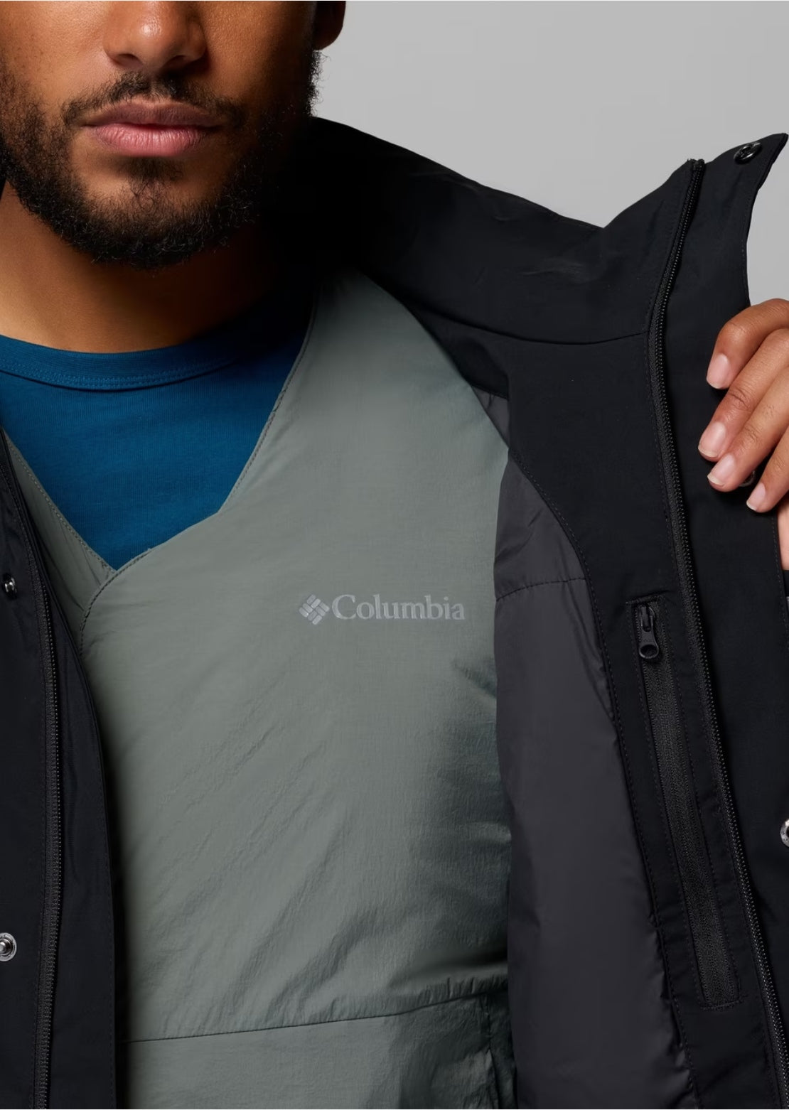 Columbia Men's Street Heights Car Coat Jacket Black