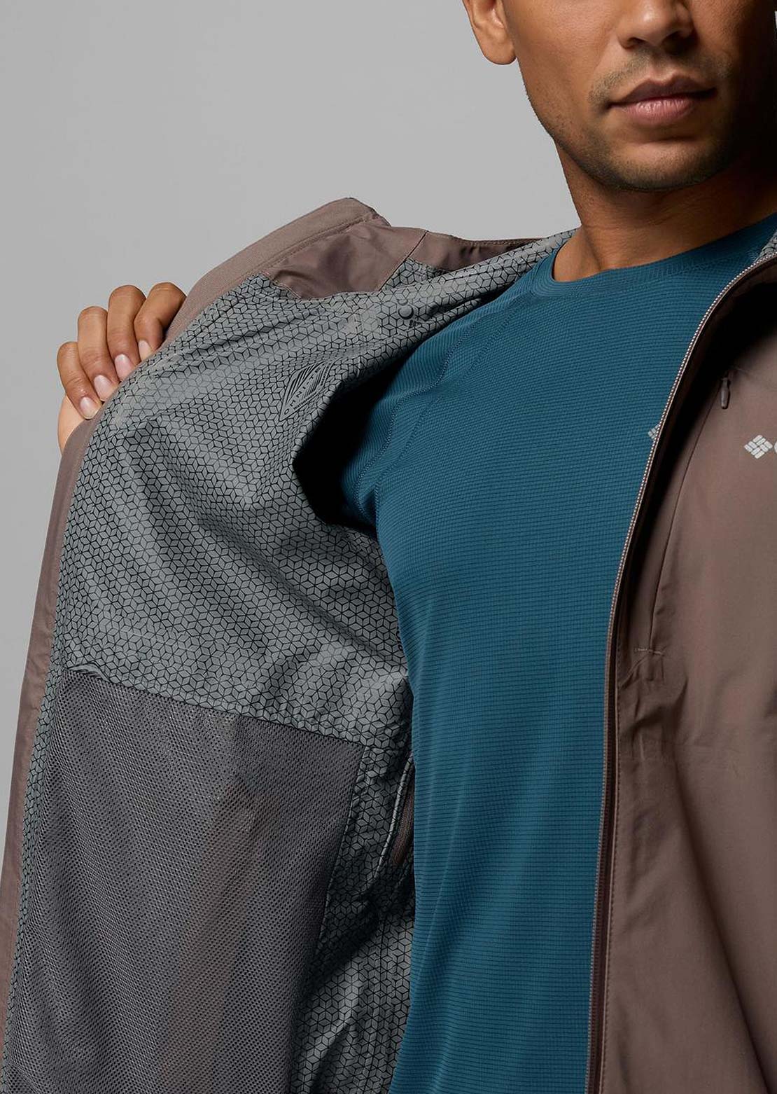 Columbia Men's Trailborne 2.5L Shell Jacket Iron