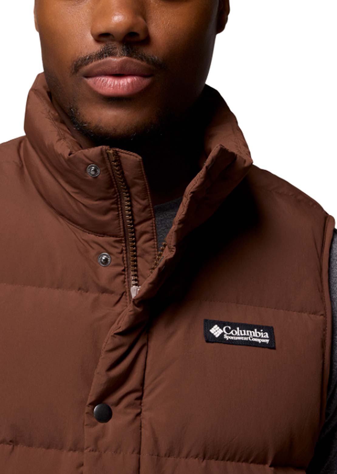 Columbia Men's Wallowa Down Vest Tobacco