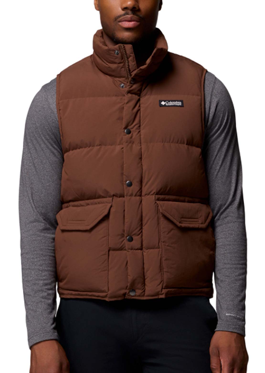 Columbia Men's Wallowa Down Vest Tobacco