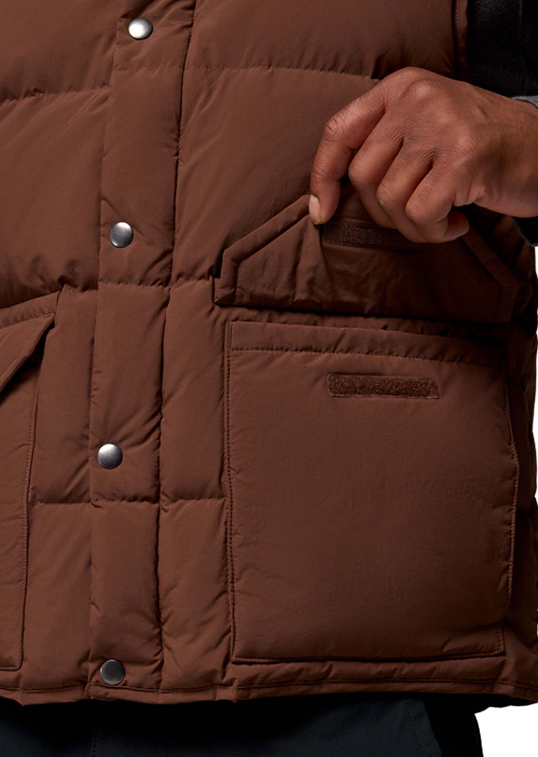 Columbia Men's Wallowa Down Vest Tobacco