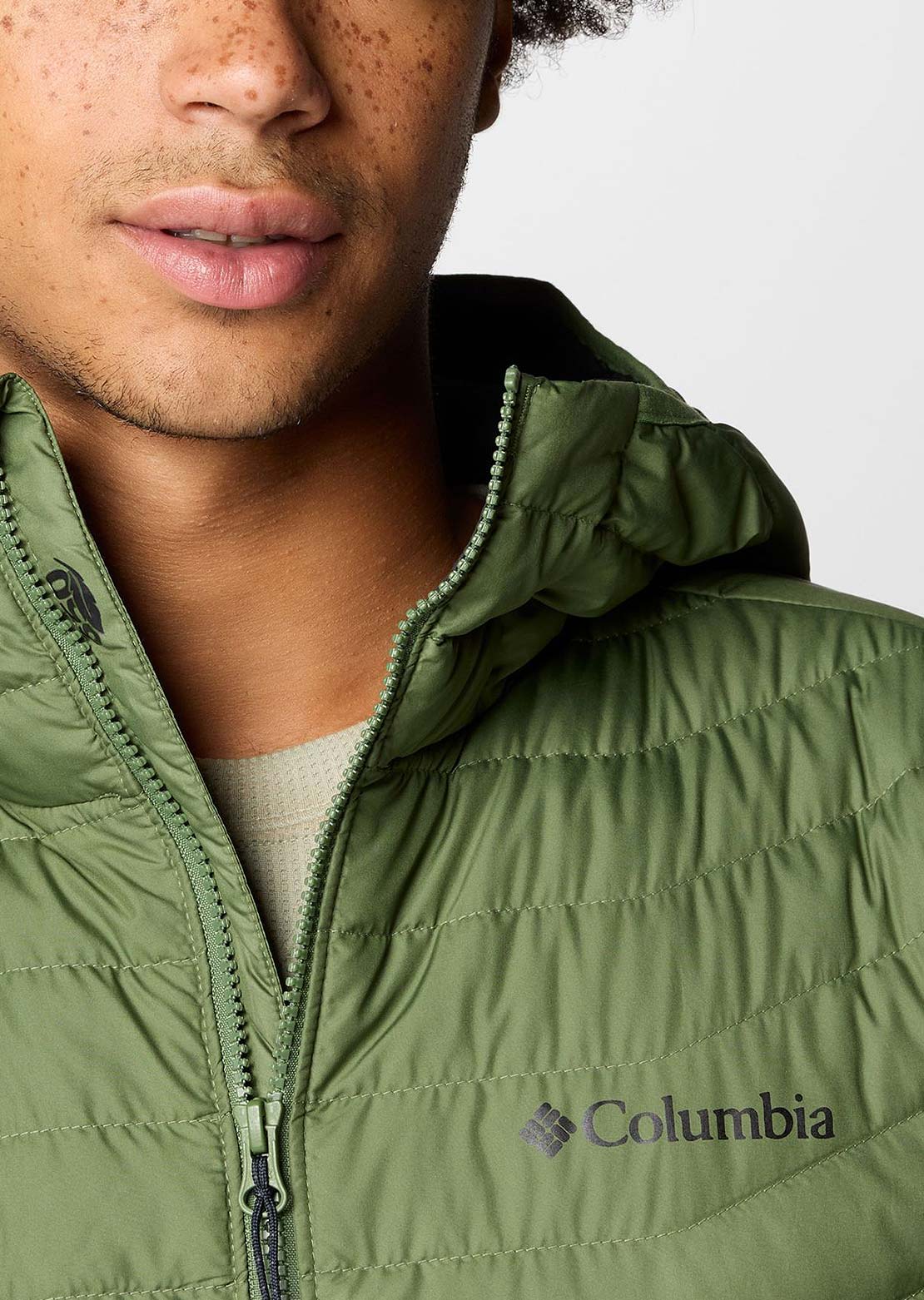 Columbia Men's Westridge Down Hooded Jacket Greenscape