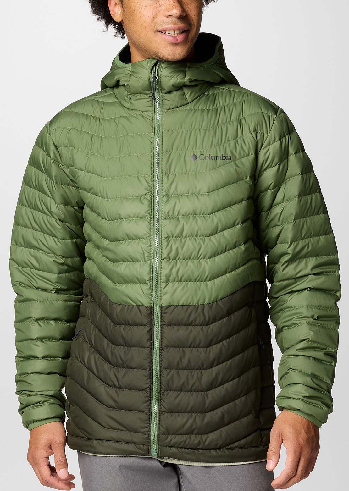 Columbia Men's Westridge Down Hooded Jacket Greenscape