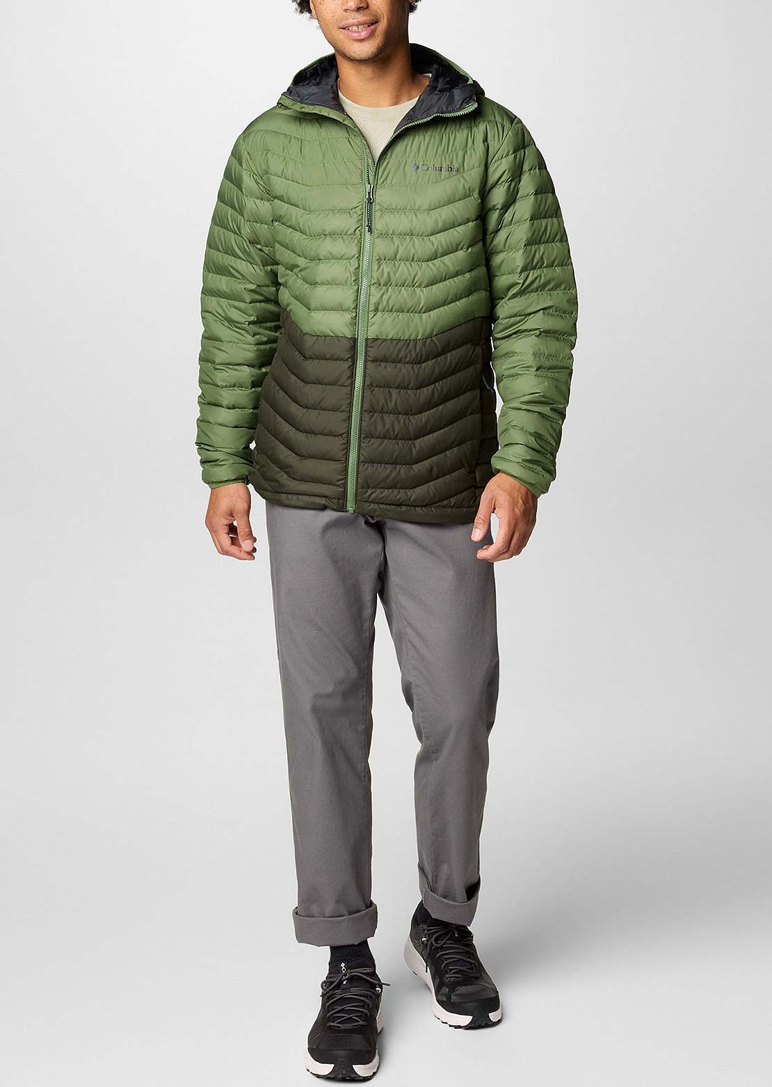Columbia Men's Westridge Down Hooded Jacket Greenscape