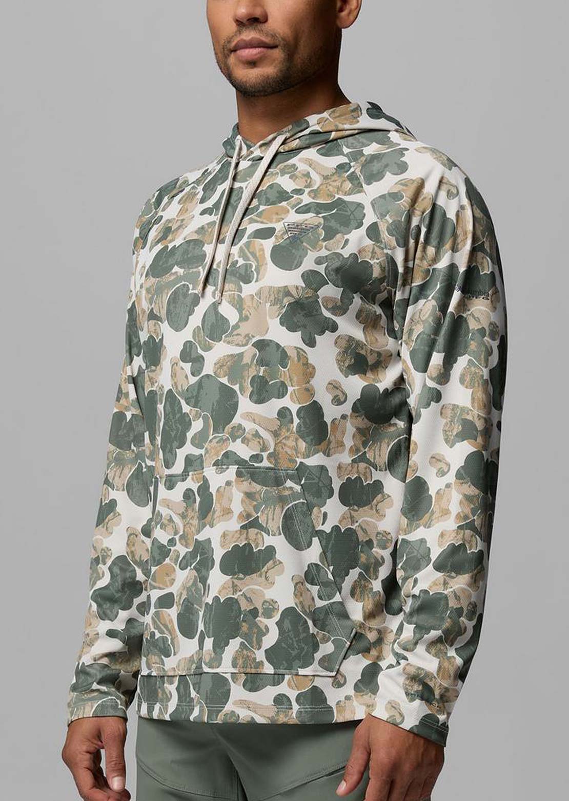 Columbia Men's Wild Cast Camp Hood Dark Stone Deltawood