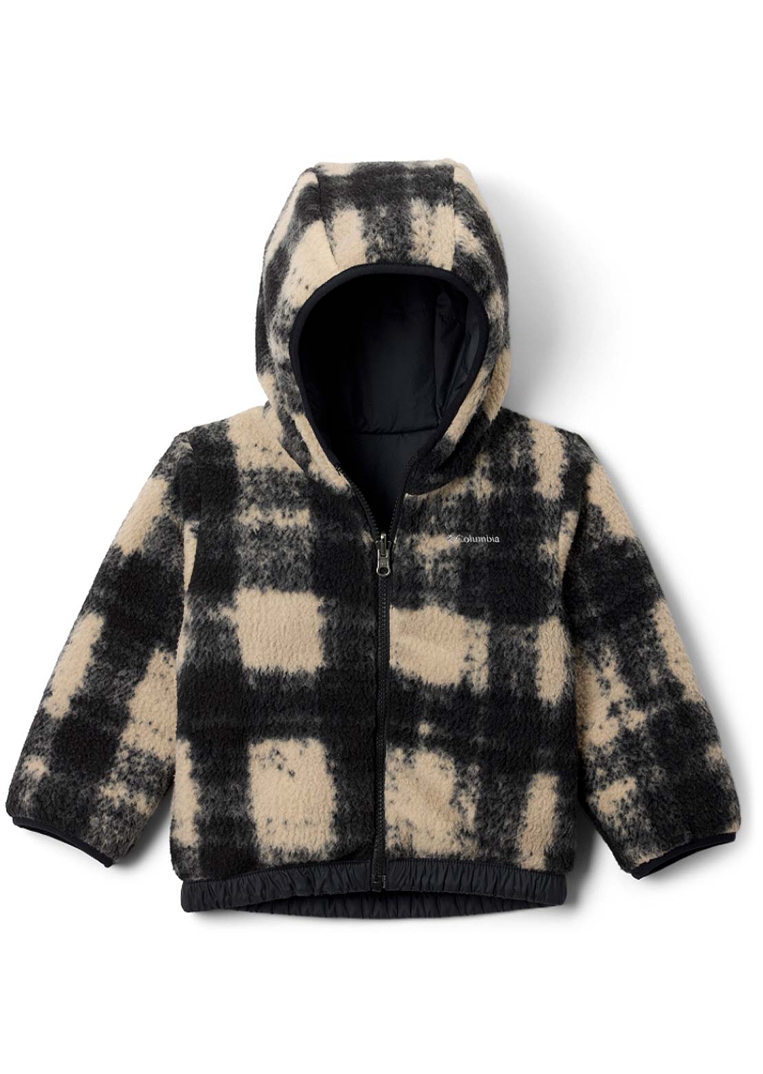 Columbia Toddler Double Trouble III Jacket Black Chalk Omblur