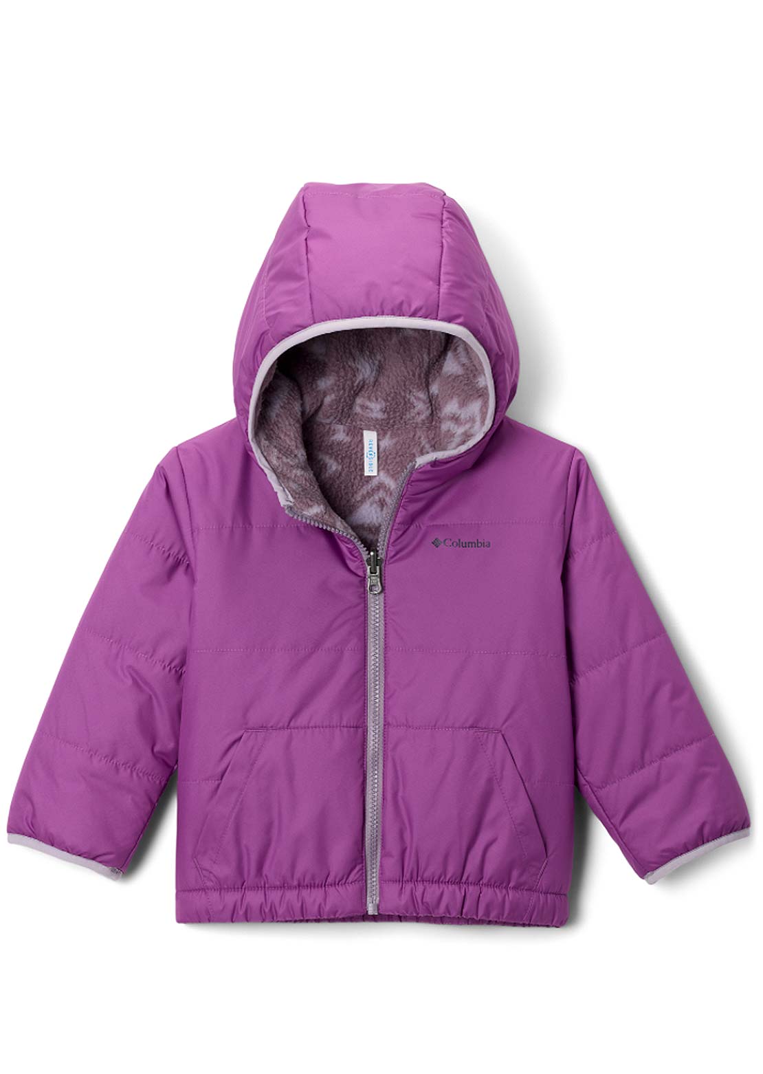 Columbia Toddler Double Trouble III Jacket Razzle/Shale Purple