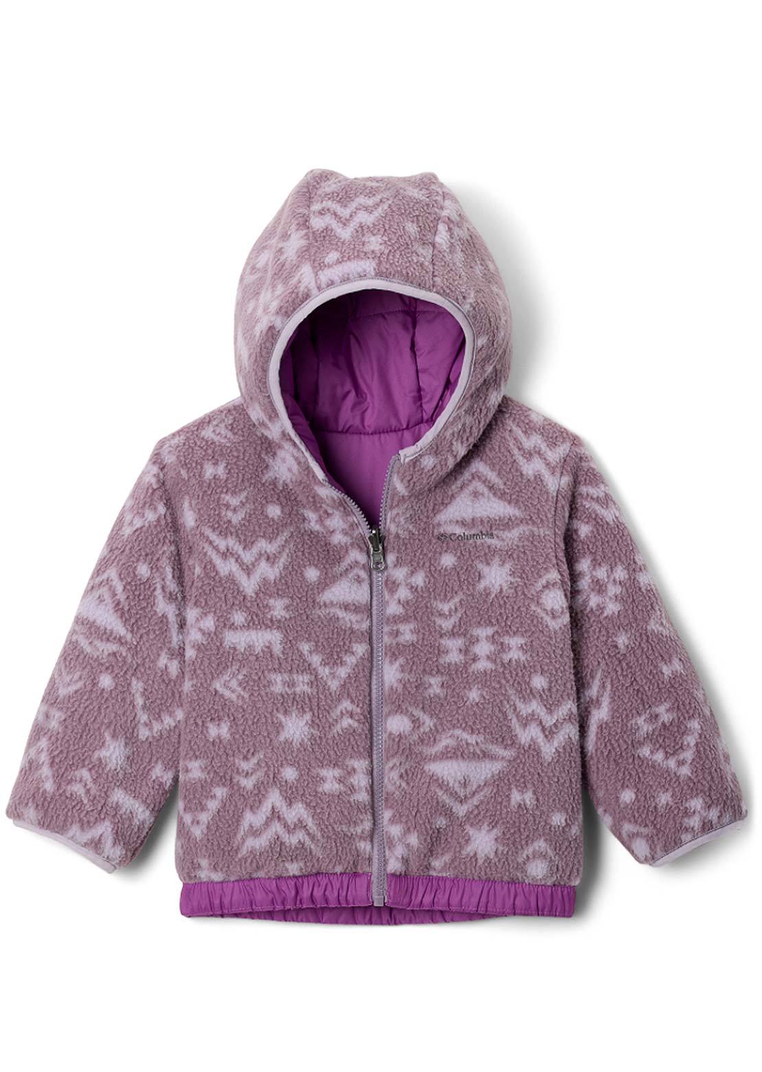 Columbia Toddler Double Trouble III Jacket Razzle/Shale Purple