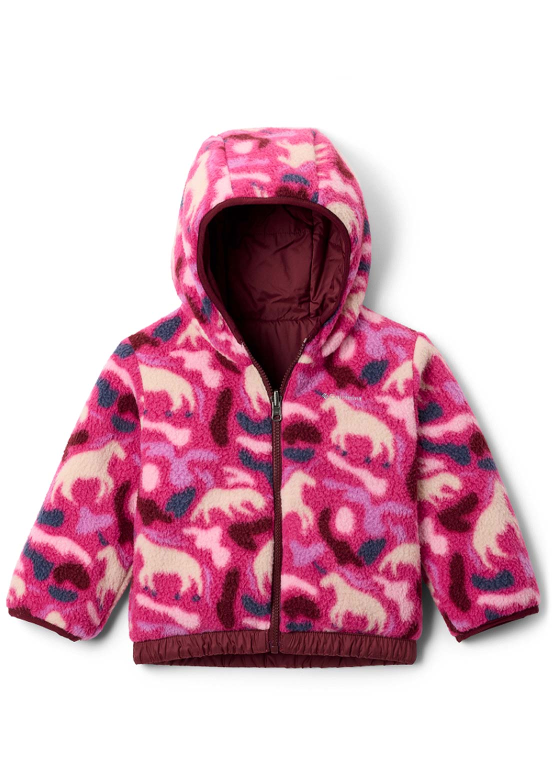 Columbia Toddler Double Trouble III Jacket Rich/Wine Pink
