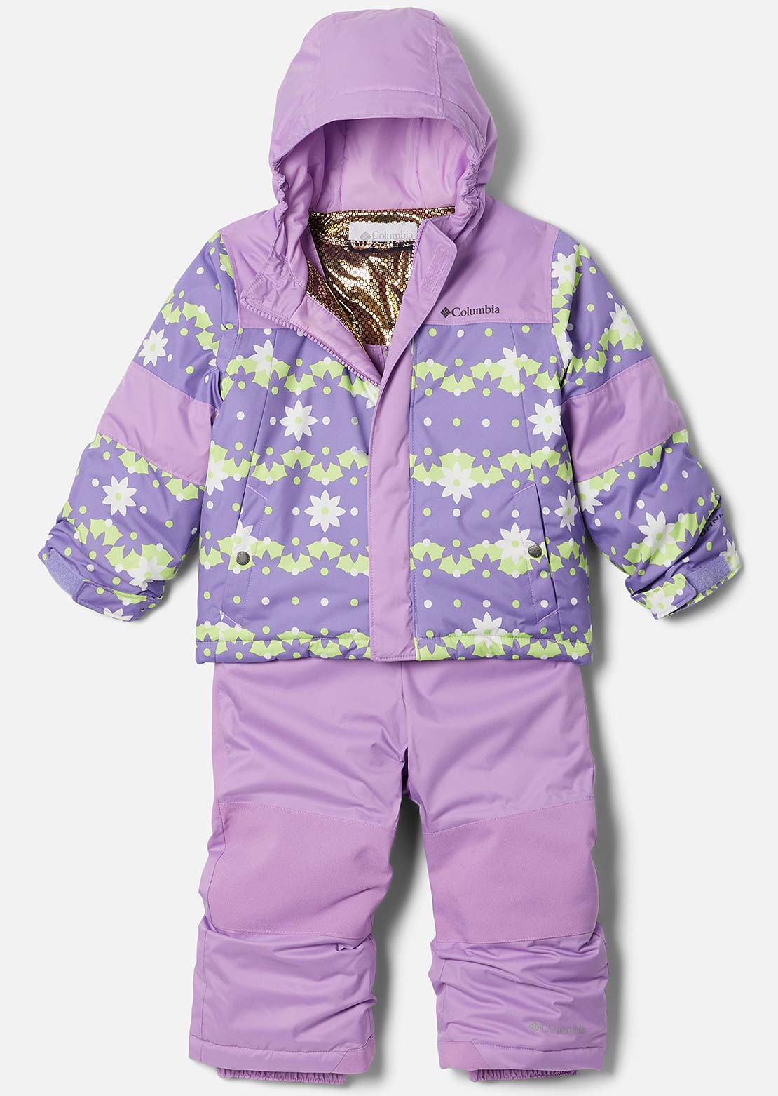 Columbia Toddler Mighty Mogul Set Paisley Purple