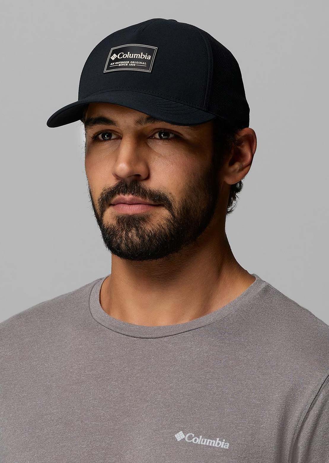 Columbia Unisex Mountaincap II 3D Stretch Snapback Cap Black Outdoor Original