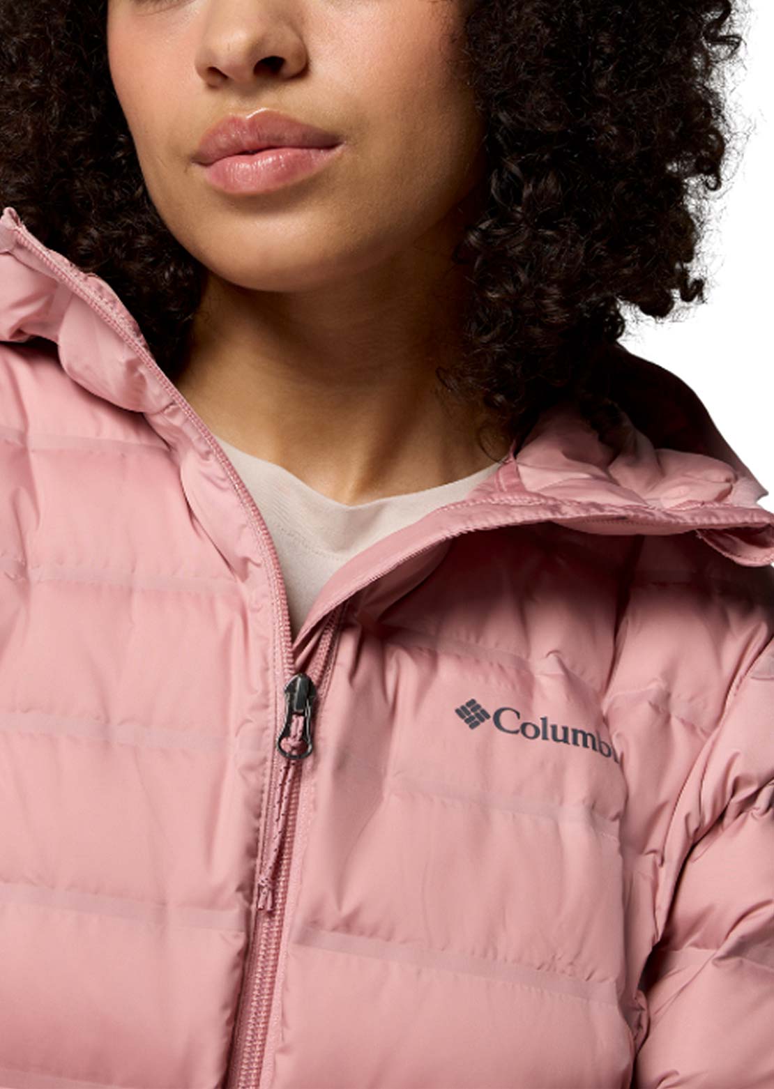 Columbia Women’s Lake 22 II Down Hooded Jacket Eraser Pink