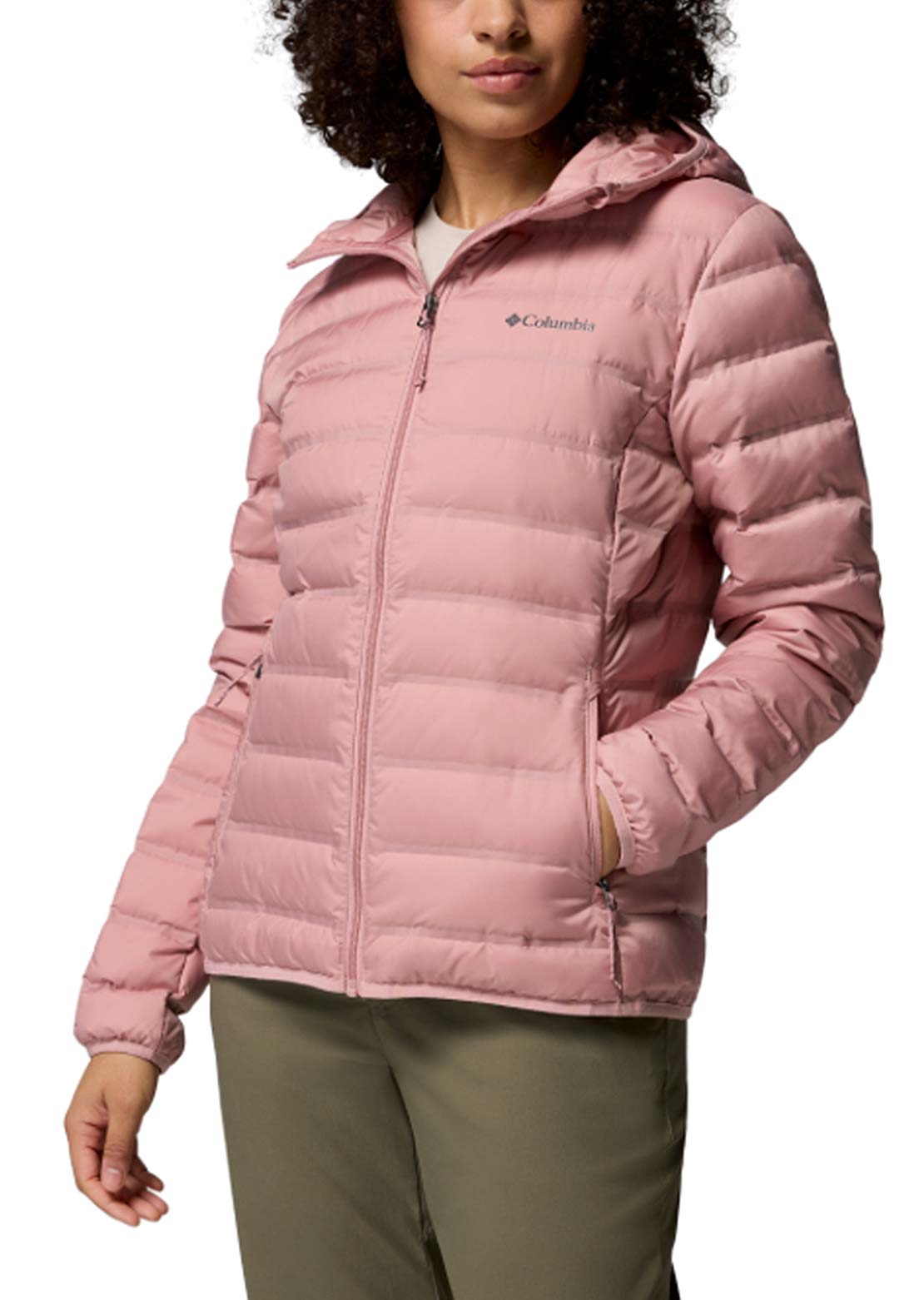 Columbia Women’s Lake 22 II Down Hooded Jacket Eraser Pink