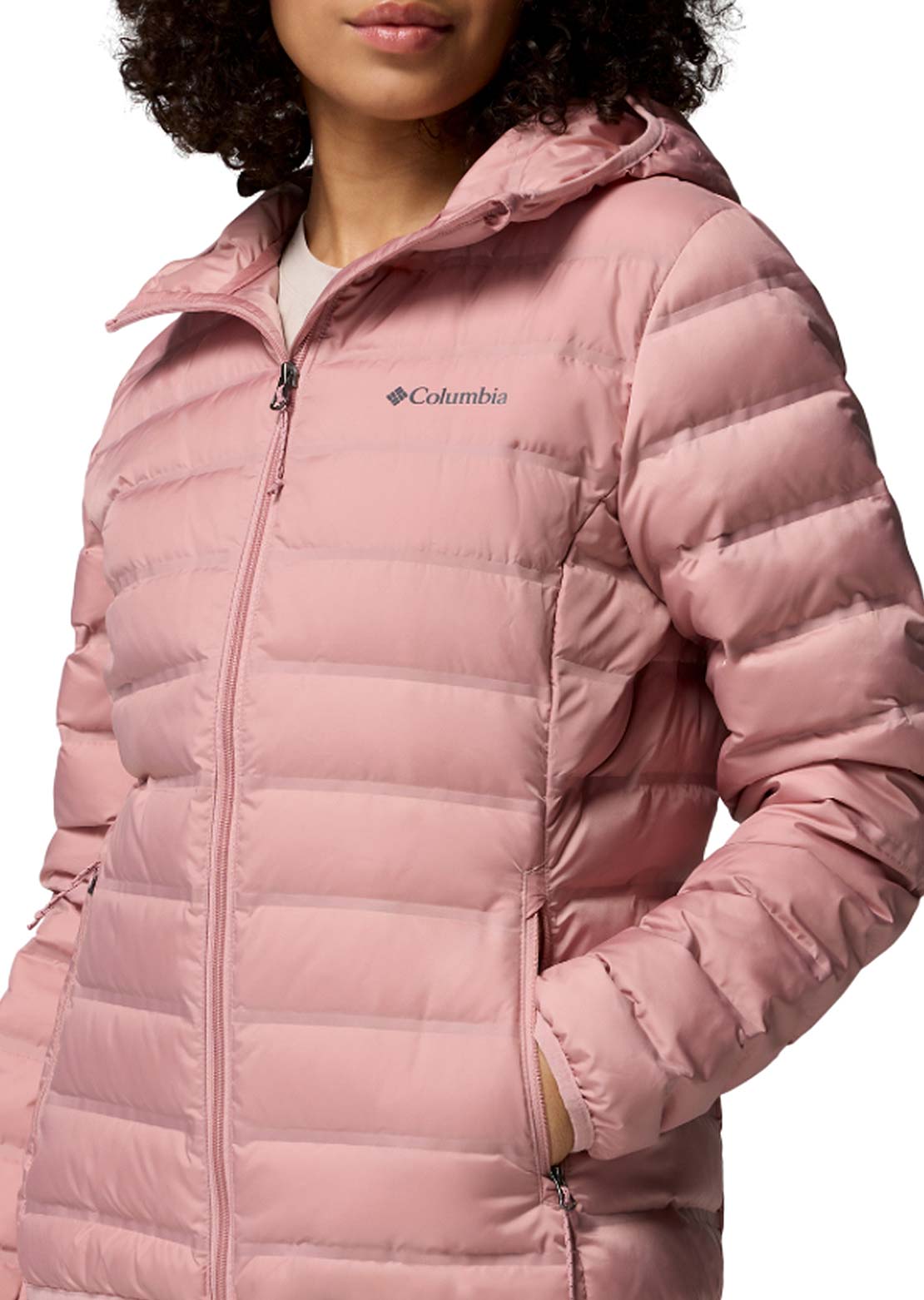 Columbia Women’s Lake 22 II Down Hooded Jacket Eraser Pink