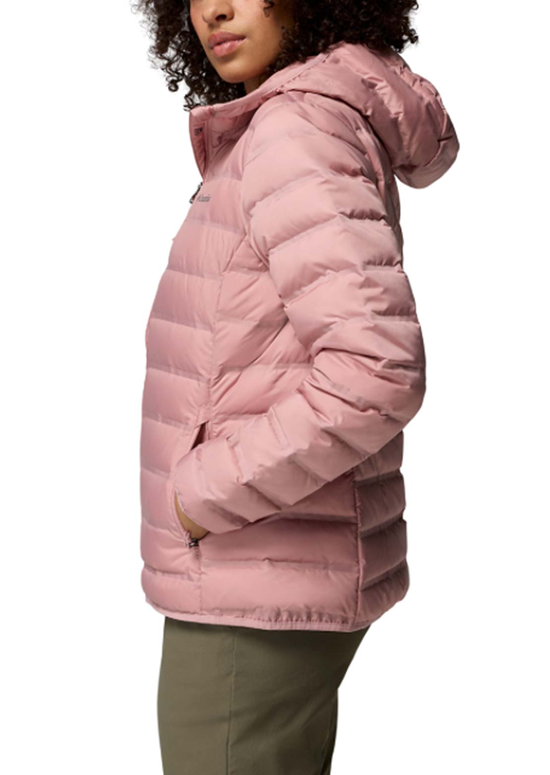 Columbia Women’s Lake 22 II Down Hooded Jacket Eraser Pink