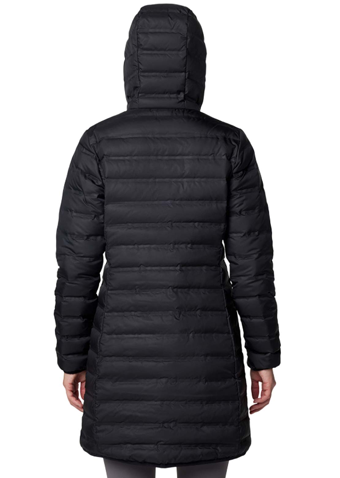 Columbia Women’s Lake 22 II Down Long Hooded Jacket Black