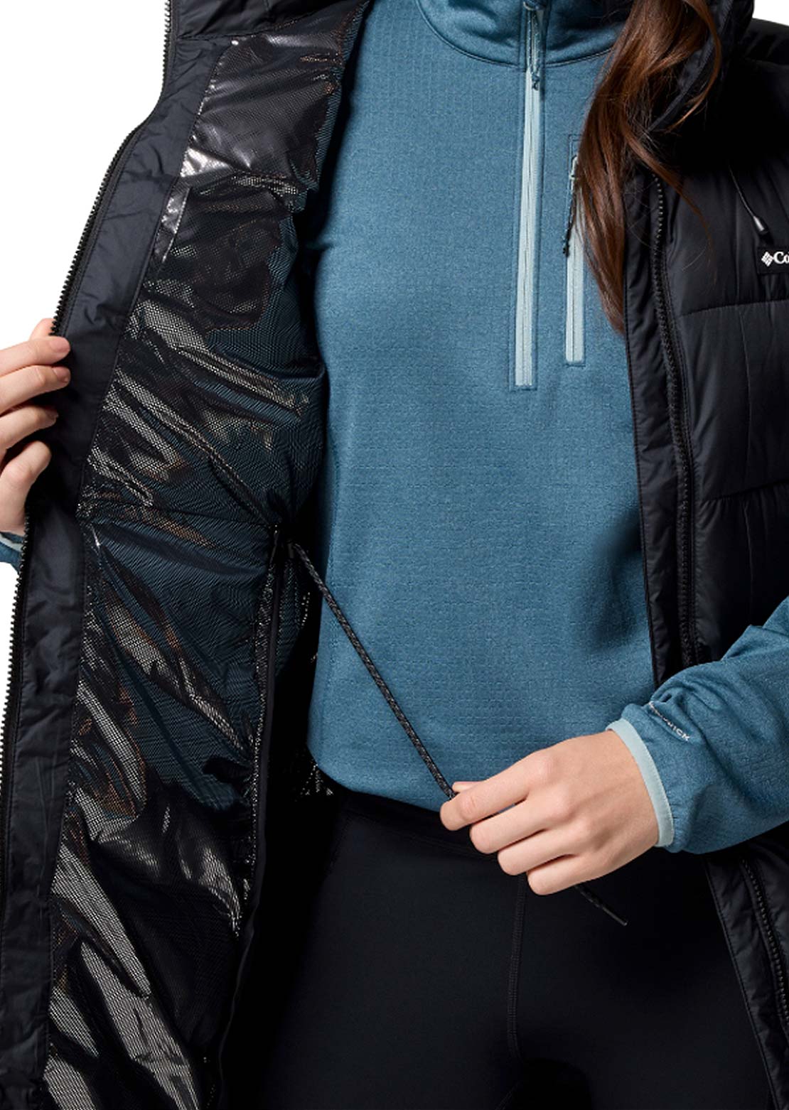 Columbia Women’s Pike Lake II Long Vest Black