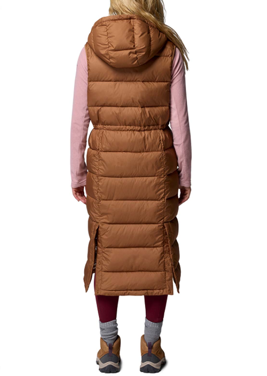 Columbia Women’s Pike Lake II Long Vest Camel Brown