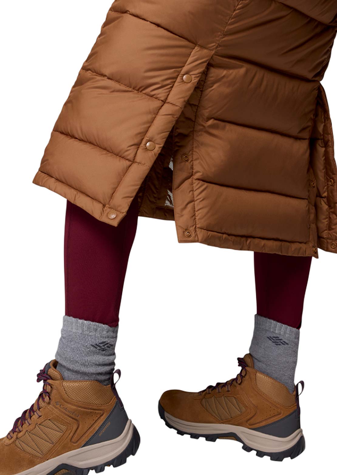 Columbia Women’s Pike Lake II Long Vest Camel Brown