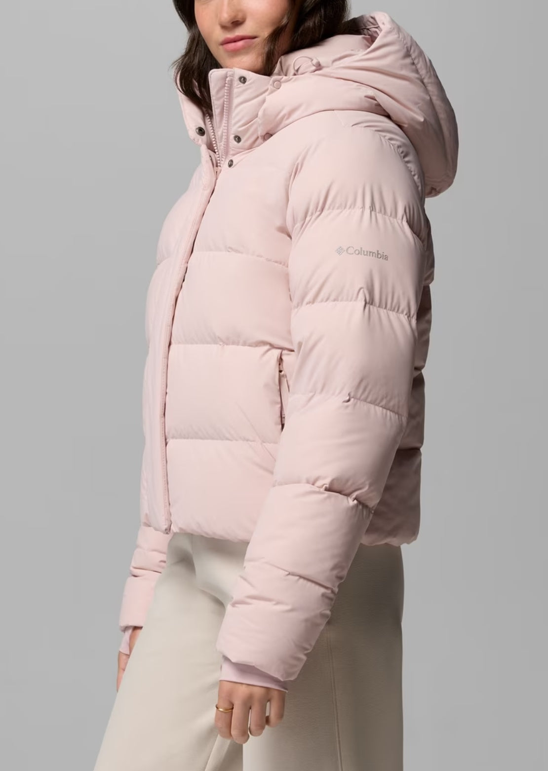 Columbia Women's Amaze Puff Hooded Jacket Mineral Pink