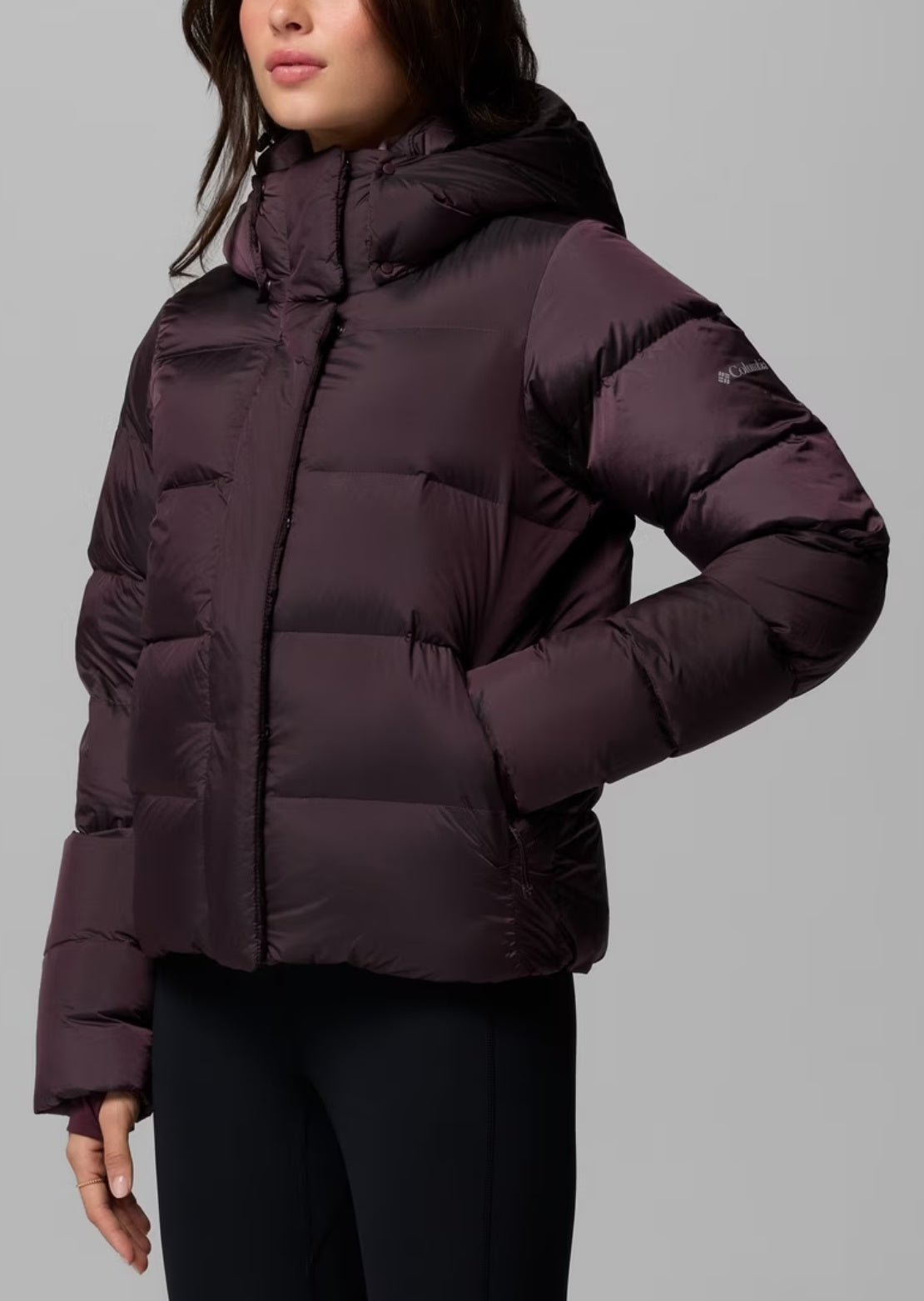 Columbia Women's Amaze Puff Hooded Jacket Moonvista High Sh