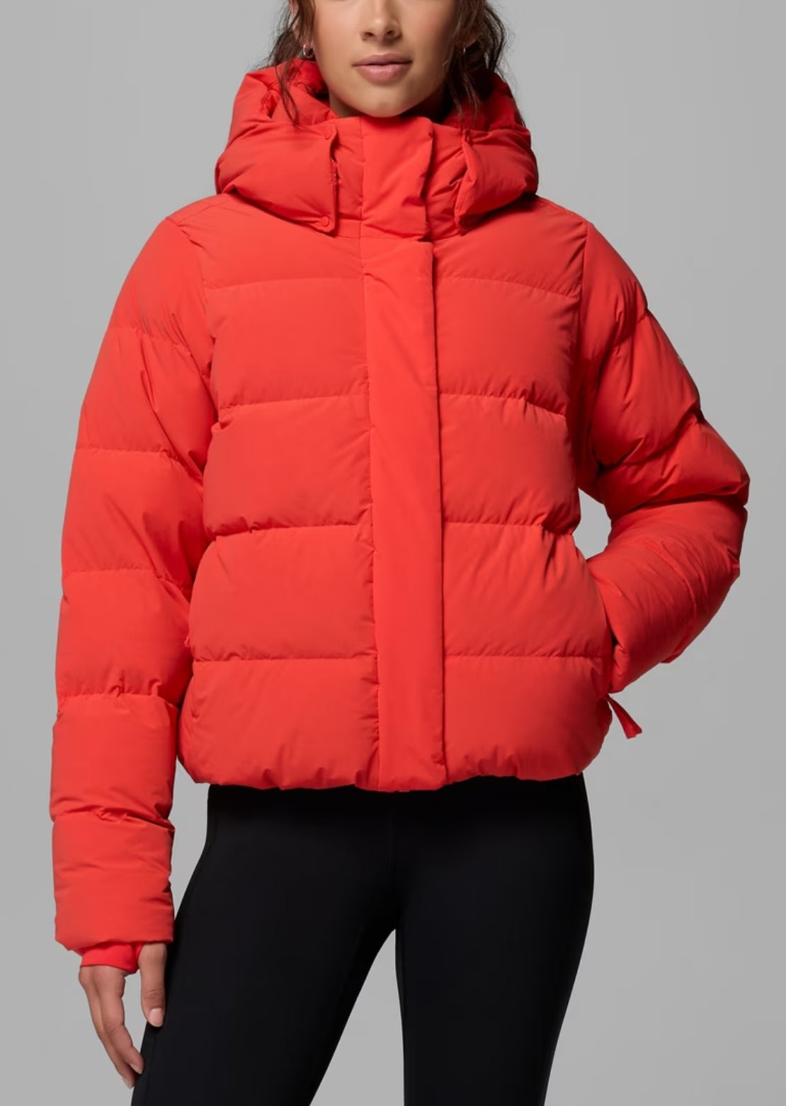 Columbia Women's Amaze Puff Hooded Jacket Poppy Red