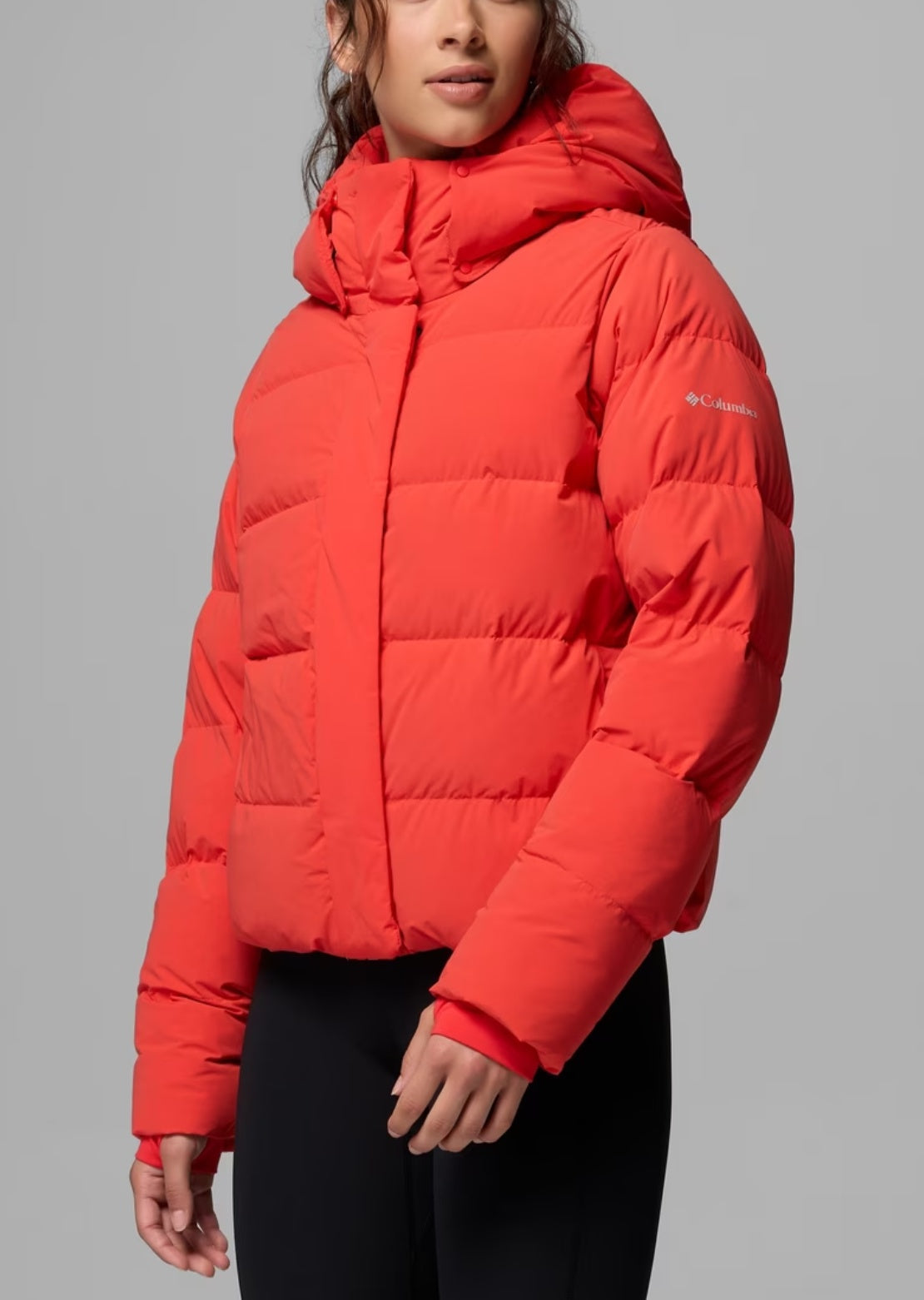 Columbia Women's Amaze Puff Hooded Jacket Poppy Red