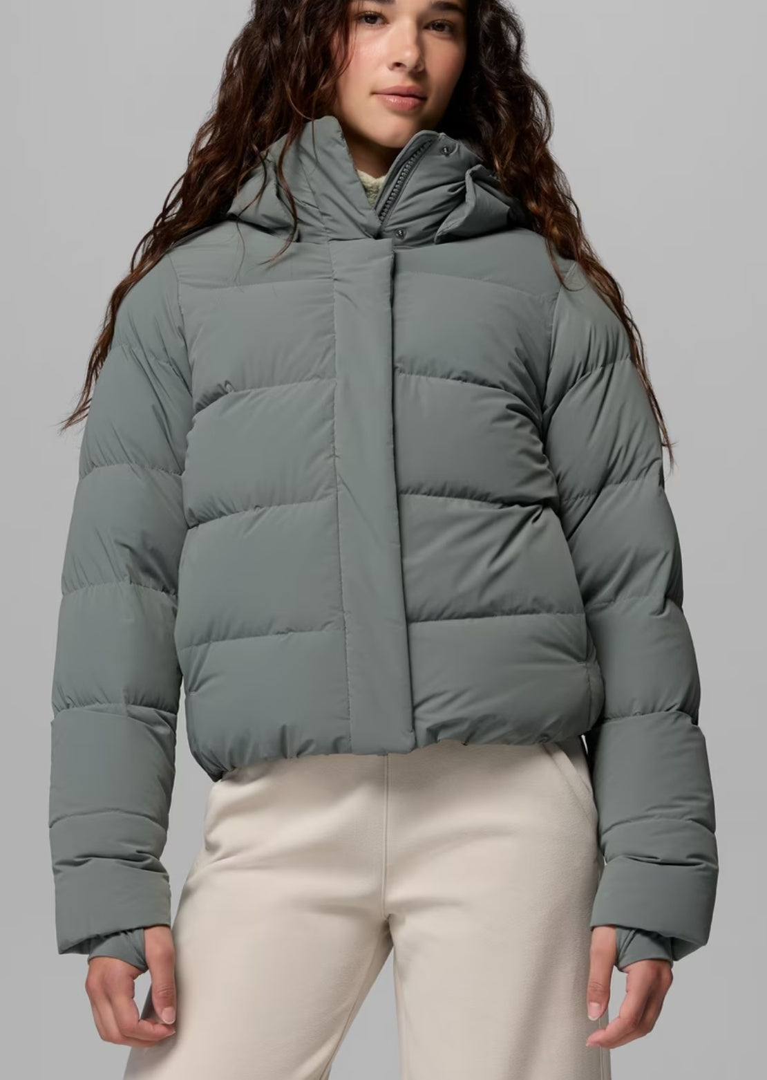 Columbia Women's Amaze Puff Hooded Jacket Sedona Sage