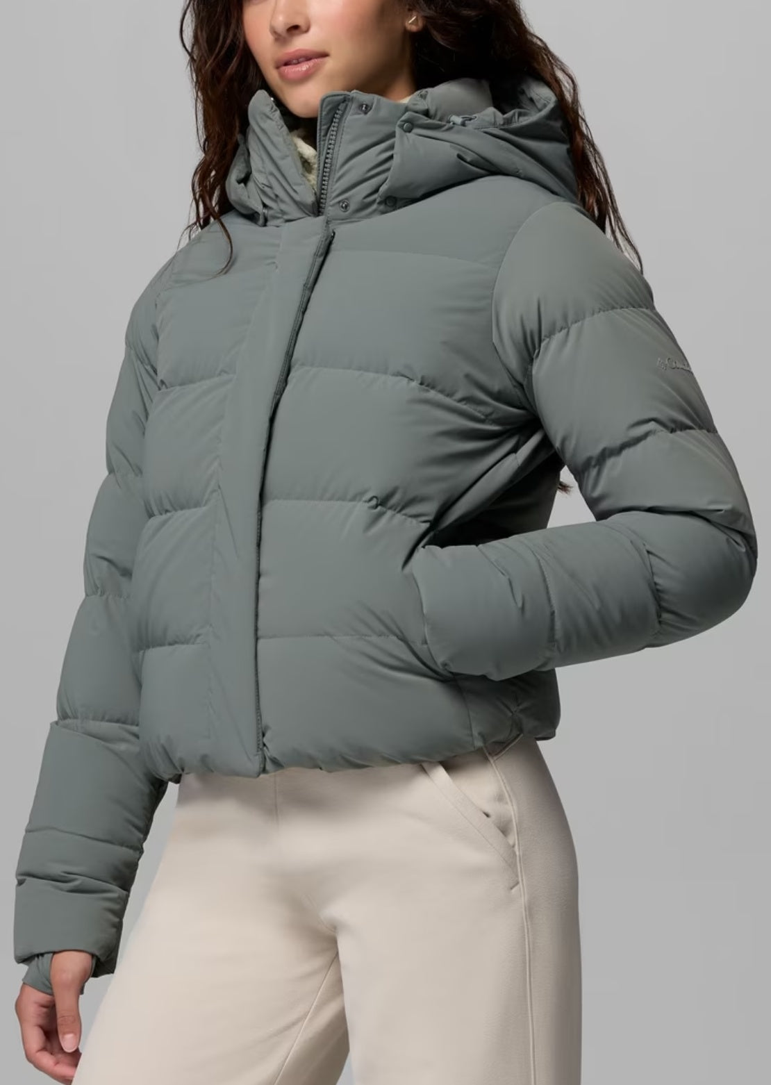 Columbia Women's Amaze Puff Hooded Jacket Sedona Sage