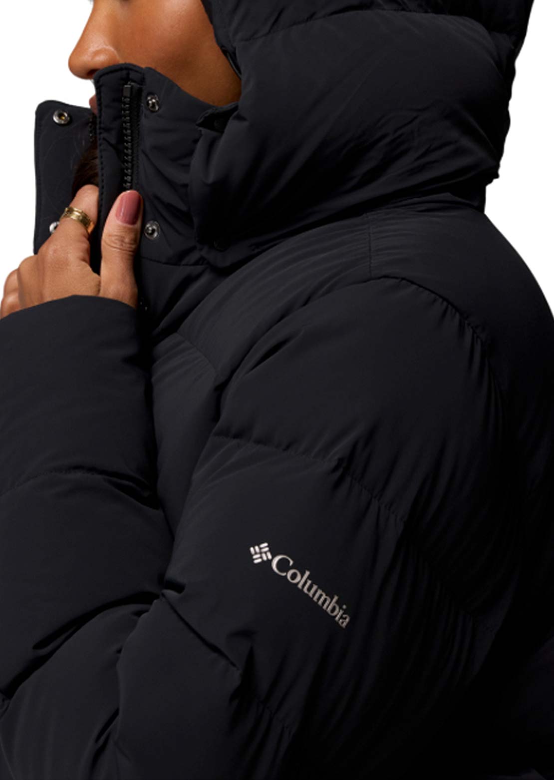 Columbia Women's Amaze Puff Hooded Jacket Black