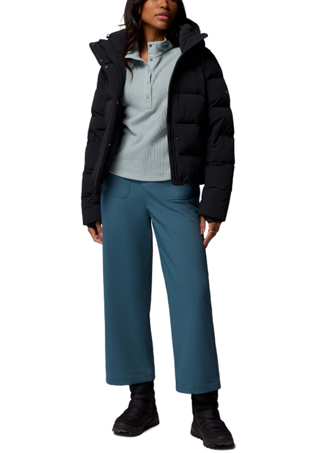 Columbia Women's Amaze Puff Hooded Jacket Black