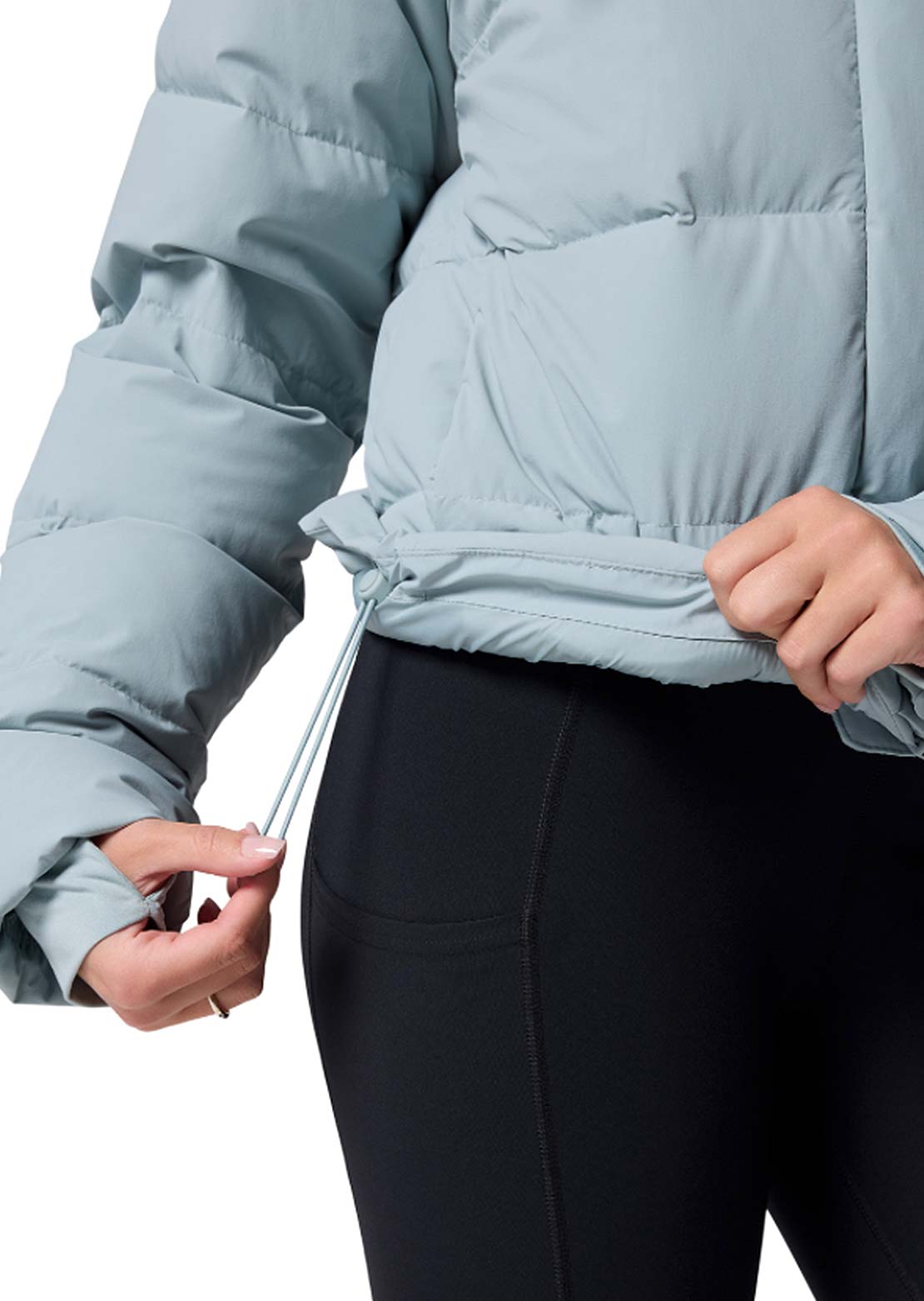 Columbia Women's Amaze Puff Hooded Jacket Crushed Blue