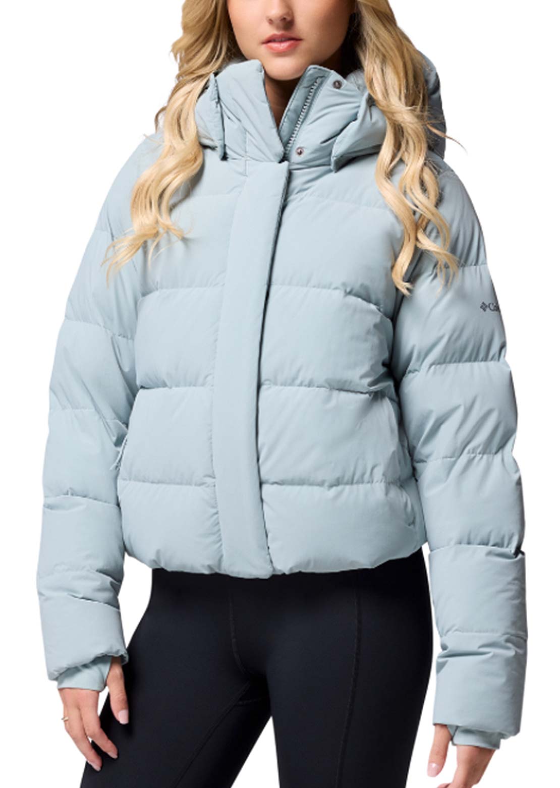 Columbia Women's Amaze Puff Hooded Jacket Crushed Blue